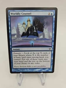 4X Worldly Counsel - Conflux - MTG - 39/145 - Common – Blue – Instant - Picture 1 of 1