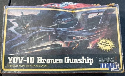 MPC YOV-10 Bronco Gunship 4110 1/72 Open Model Kit ‘Sullys Hobbies’ - Image 1 of 4