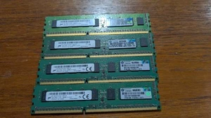 Lot Of 4 HP 713751-071 4GB 2RX8 PC3L-12800E Memory Module Server RAM - Picture 1 of 3