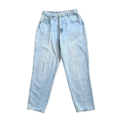 GITANO Womens Size 12 Short Vintage High Rise Tapered Mom Cotton Blue Jeans - Image 1 of 4