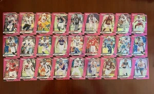 2024 Panini Prizm Pink Wave - 27 Card Lot - Josh Allen, Odunze, Higgins (5 RCs) - Picture 1 of 6
