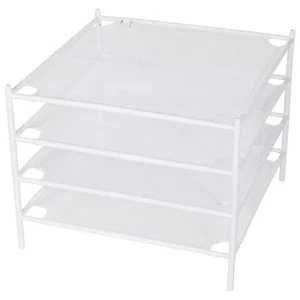 Sweater Drying Rack, 4-Layer Stackable Flat Clothes Drying Rack, Laundry Dryi... - Picture 1 of 8