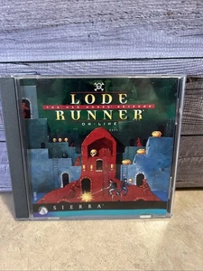 Lode Runner On-line: The Mad Monks' Revenue Mac Game 1995 Sierra Vintage - Imagen 1 de 4