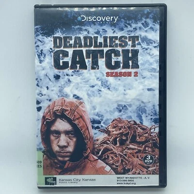 Deadliest Catch [Season 2] 3-DVD OOP Discovery Channel 2010 Outdoors EX-LIBRARY - Image 1 of 4