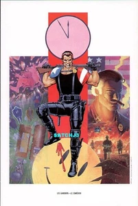 WATCHMEN 5 POSTER ART PRINT LOT ORIGINAL 1980s ALAN MOORE DAVE GIBBONS DC COMICS - Picture 1 of 5