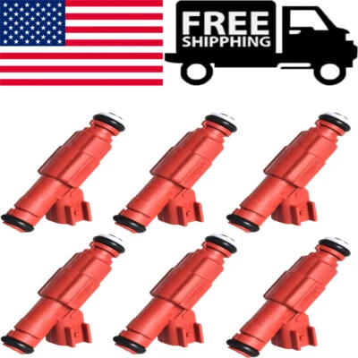 Nuevo kit de inyector mejorado de 4 orificios X6 0280156161 para Jeep TJ 1999-2004 4,0 L I6 Foto 1 de 4