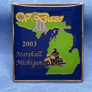 2003 V-DAZE MARSHALL MICHIGAN VENTURE TOWING SOCIETY PIN ENAMAL - Picture 1 of 4