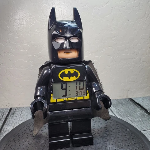 LEGO Batman 10" Alarm Clock DC Comics Super Heroes Digital Light Up Display Cover
