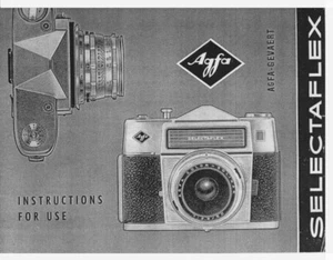 Agfa Selectaflex Instruction Manual Reprint - Picture 1 of 1