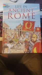 Dover History Coloring Book Ser.: Life in Ancient Rome by John Green and William - Picture 1 of 4