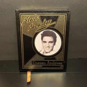 Easton Press ELVIS PRESLEY UNSEEN ARCHIVES Collectors Limited Edition Leather HC - Picture 1 of 12