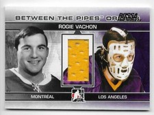 09/10 BETWEEN THE PIPES ORIGINS 'BOSSA VANCOUVER' BLACK JERSEY Rogie Vachon 1/1