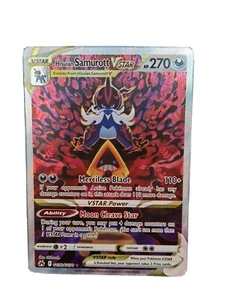 Pokémon TCG SwSh Crown Zenith Hisuian Samurott VStar FA GG52/70 PACK FRESH - Picture 1 of 3