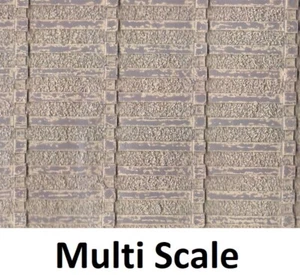 Multi Scale- Concrete Cribbing Large 3-3/4" X 12-1/8"Peel & Stick CCH-8510 - Picture 1 of 6