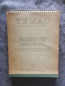 CHEMISTRY UNIT, GEN SCIENCE SERIES, TEMAC PROGRAMMED LEARNING: Encyclopedia Bri - Imagen 1 de 8