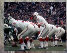 NFL AFL 1970 Boston Patriots QB Joe Kapp Game Action Color 8 X 10 Photo Picture
