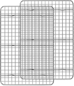 Cooling Rack for Baking 2-Pack, 15 X 10 Inches Baking Rack, Wire Cookie Rack - Picture 1 of 11