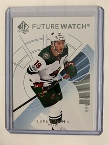 2017-18 SP Authentic Luke Kunin Future Watch Car FWA Rookie Card RC/999 #152