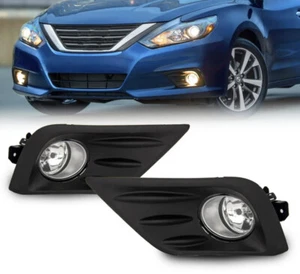 Fog Lights for 2016 2017 2018 Nissan Altima 4 Door Sedan Driving Bumper Lamp Kit - Picture 1 of 10