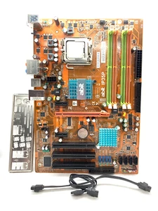 Abit IP35P Motherboard P35 LGA775 DDR2 ATX Intel Core 2 Duo E4500 2.20GHz - Picture 1 of 7