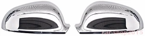 Chrome Door Mirror Cover Cap for VW Golf MK5 V Jetta 2005-2010 Volkswagen - Picture 1 of 1
