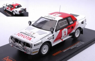 MODELLINO AUTO STATICO IXO TOYOTA CELICA TWINCAM TURBO #3 SAFARI RALLY 1985 1/24 - Immagine 1 di 4