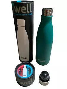 S’well Water Bottle 17 fl oz/500 ml QWB-JAD18 Stone Finish Stainless Steel NIB - Picture 1 of 5