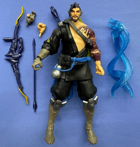 Hasbro OVERWATCH Ultimates HANZO SHIMADA (6" 1:12 Scale) 100% COMPLETE Cover