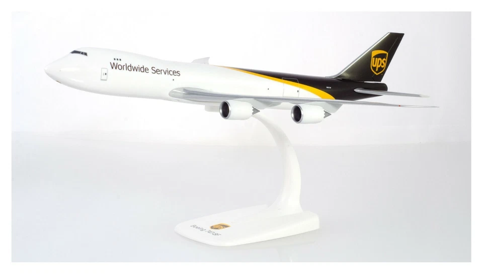 ¡Nuevo! Herpa 612241 UPS Worldwide Services Boeing 747-8F Snap-Fit modelo 1:250 Foto 1 de 1