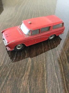 Dinky Toys Nash Rambler Fire Chief In Red Made in England - Picture 1 of 6
