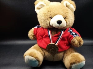 Vintage 1995 Belk Belkie Team USA Olympic Teddy Bear 15" Plush Stuffed Animal - Picture 1 of 5