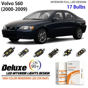Kit de luces interiores LED para Volvo S60 2000-2009 bombillas domo blancas actualización - Imagen 1 de 9