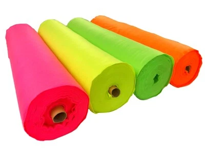 Neon 1.5mm Craft Felt Polyester Fabric Fluorescent Bright Vivid Colour