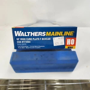 Walthers Ho CSX 60' High Cube Plate F Boxcar - Imagen 1 de 2