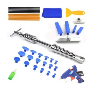 Kit de reparación de abolladuras sin pintura para automóvil pestañas extractora de dientes para reparación abolladuras largas - Imagen 1 de 14