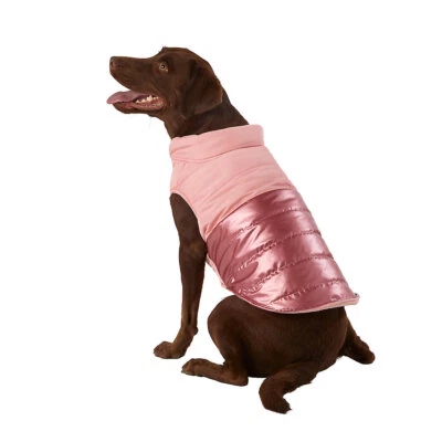 Chaqueta acolchada Top Paw Pink para perro NUEVA sin etiquetas Foto 1 de 4