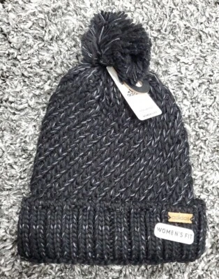 *NUEVO CON ETIQUETAS* Adidas Mujer’s Twilight III Ballie Pom Gorro Aeroready Negro OSFM Nuevo Foto 1 de 2