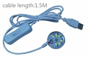 Mini USB Lamp White/Warm 3W with Switch Eye Lamp 5730 LED Stable Night Light - Picture 1 of 6