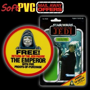 Kenner STAR WARS Vintage "Mail-Away Offer" FREE Emperor soft PVC patch/coaster - Picture 1 of 2