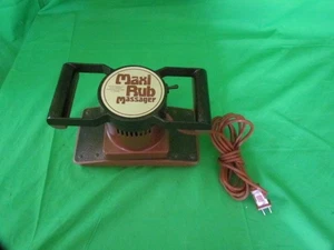 Maxi Rub Single Speed Handheld Body Massager Max Buchanan Made in USA tested - Picture 1 of 6