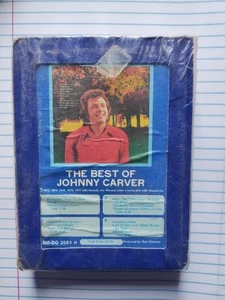 New The Best Of Johnny Carver Vintage 8 Track  SEALED  Country Music - Picture 1 of 3