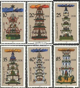 DDR 3134-3139 (kompl.Ausgabe) postfrisch 1987 Weihnachtspyramiden - Bild 1 von 1