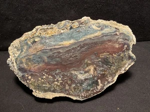 ~RW~ POLISHED/ "OREGON JASPER" ~~ OVER 2 POUNDS~~EXQUISITE SCENIC PAINTING - Picture 1 of 4