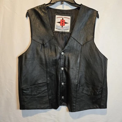 Chaleco de motociclista de cuero genuino para mujer talla grande Bike Star ropa de calle” Foto 1 de 4