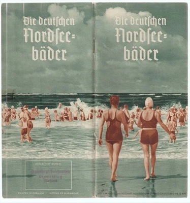 Reiseprospekt Ausgabe DIE DEUTSCHEN NORDSEEBÄDER  aus dem Jahr 1937 - Bild 1 von 3