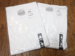 Lots of 2 ALFANI White Crewneck Short Sleeve Cotton Shirt Men XXL ~NWT~ - Picture 1 of 2