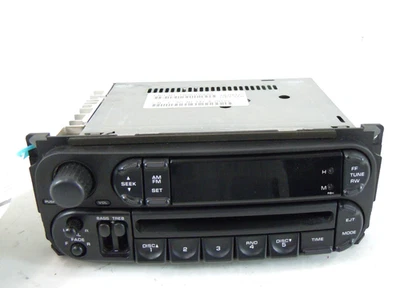 Dodge Dakota 2005-2007 radio AM FM reproductor de disco CD único receptor OEM Foto 1 de 4
