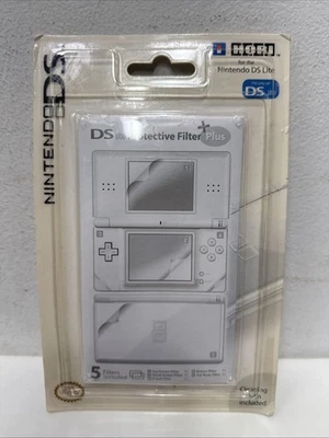 Nintendo DS Lite Protective Filter Plus 2-Pack Lot Official UHDL-110 HORI NEW - Image 1 of 2