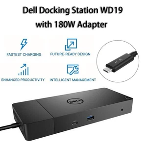 Dell Docking Station WD19S 130W ExpressCharge USB-C HDMI DisplayPort USB Schwarz - Bild 1 von 6