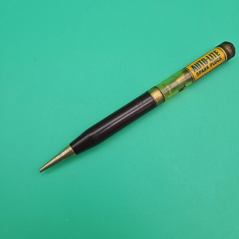 Vintage Autolite Spark Plugs Pen Mini Spark Plug Inside Rare Collectible - Image 1 of 4